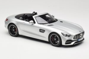 Mercedes AMG GT C Roadster R190 シルバー Norev 1:18 183453 メタル - 画像 4/6