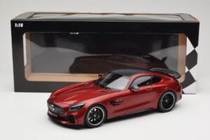 Mercedes AMG GT R C190 Jupiter Red Metallic Minichamps 1:18 155036027 メタル - 画像 6/6