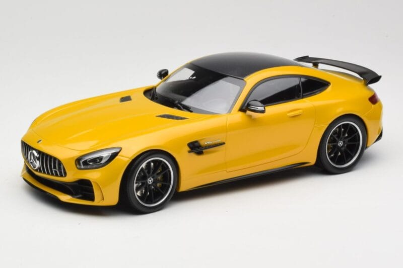 Mercedes AMG GT R C190 イエロー Minichamps 1:18 155036021 メタル
