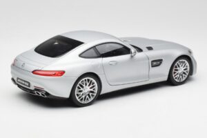 Mercedes AMG GT S C190 Designo Iridium シルバー Magno Norev 1:18 B66960485 メタル - 画像 3/8