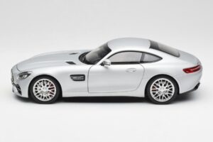 Mercedes AMG GT S C190 Designo Iridium シルバー Magno Norev 1:18 B66960485 メタル - 画像 4/8