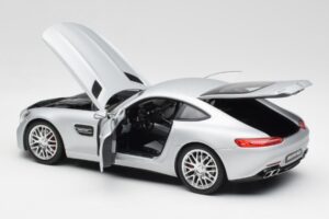 Mercedes AMG GT S C190 Designo Iridium シルバー Magno Norev 1:18 B66960485 メタル - 画像 5/8