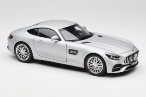 Mercedes AMG GT S C190 Designo Iridium シルバー Magno Norev 1:18 B66960485 メタル - 画像 6/8