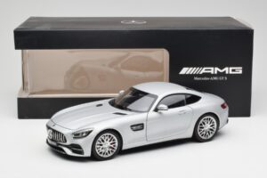 Mercedes AMG GT S C190 Designo Iridium シルバー Magno Norev 1:18 B66960485 メタル - 画像 8/8
