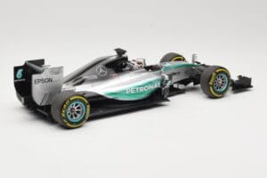 Mercedes AMG Petronas W06 Hybrid #44 L. Hamilton F1 World Champion 2015 Minichamps 1:18 186150044 メタル - 画像 2/6