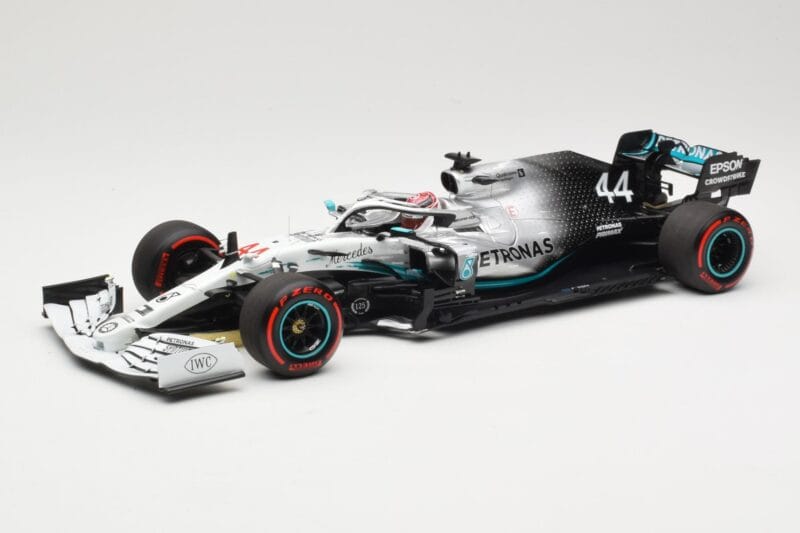 Mercedes AMG Petronas W10 #44 L. Hamilton Winner German GP 2019 Minichamps 1:18 110191144 メタル