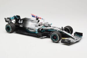 Mercedes AMG Petronas W10 #44 L. Hamilton Winner British GP 2019 Minichamps 1:18 110191044 メタル - 画像 4/6