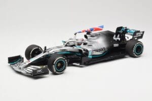 Mercedes AMG Petronas W10 #44 L. Hamilton Winner British GP 2019 Minichamps 1:18 110191044 メタル
