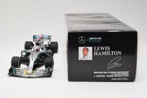 Mercedes AMG Petronas W10 #44 L. Hamilton Winner British GP 2019 Minichamps 1:18 110191044 メタル - 画像 6/6