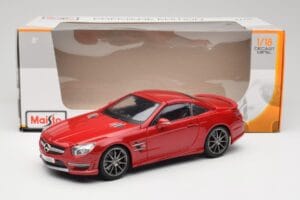 Mercedes AMG SL 63 R231 レッド Maisto 1:18 36199 メタル - 画像 8/8
