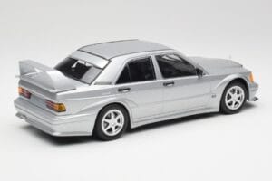 Mercedes 190E W201 2.5-16 EVO 2 アストラルシルバー メタリック Minichamps 1:18 155036101 メタル - 画像 2/6