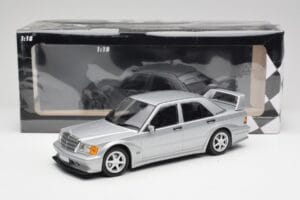 Mercedes 190E W201 2.5-16 EVO 2 アストラルシルバー メタリック Minichamps 1:18 155036101 メタル - 画像 6/6