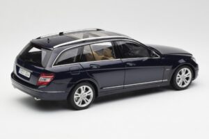 Mercedes C-Class S204 T-Modell Tanzanite ブルー AUTOart 1:18 B66962352 メタル - 画像 3/8