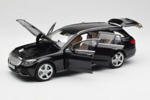 Mercedes C-Class S205 T-Modell ブラック Norev 1:18 B66960259 メタル - 画像 2/8