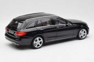 Mercedes C-Class S205 T-Modell ブラック Norev 1:18 B66960259 メタル - 画像 3/8