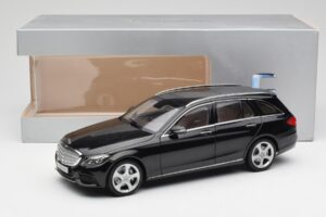 Mercedes C-Class S205 T-Modell ブラック Norev 1:18 B66960259 メタル - 画像 8/8