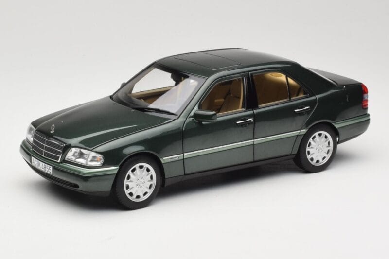 Mercedes C-Class W202 Malachite Green Norev 1:18 183372 メタル