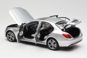 Mercedes C-Class W205 Iridium シルバー メタリック Norev 1:18 B66960253 メタル - 画像 5/8