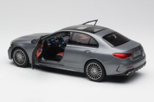 Mercedes C-Class W206 Designo セレナイトグレー Magno NZG 1:18 B66960638 メタル - 画像 7/8