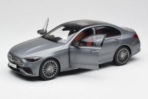 Mercedes C-Class W206 Designo セレナイトグレー Magno NZG 1:18 B66960638 メタル - 画像 8/8