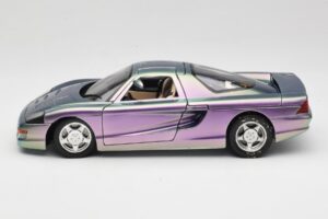 Mercedes C112 パープル Guiloy 1:18 GI001 メタル - 画像 4/8
