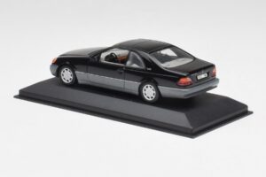 Mercedes C140 600 SEC ブラック Minichamps 1:43 32600 メタル - 画像 3/4