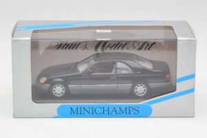 Mercedes C140 600 SEC ブラック Minichamps 1:43 32600 メタル - 画像 4/4