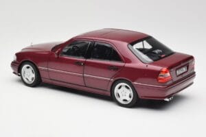 Mercedes AMG C36 W202 アルマンディンレッド Norev 1:18 B66040706 メタル - 画像 7/8