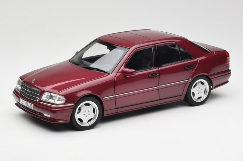 Mercedes AMG C36 W202 アルマンディンレッド Norev 1:18 B66040706 メタル