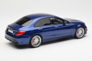 Mercedes AMG C63 S W205 ブルー GT Spirit 1:18 ZM044 レジン - 画像 2/6
