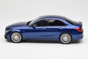 Mercedes AMG C63 S W205 ブルー GT Spirit 1:18 ZM044 レジン - 画像 3/6