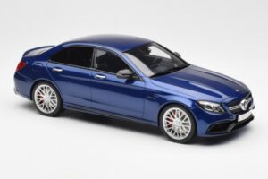 Mercedes AMG C63 S W205 ブルー GT Spirit 1:18 ZM044 レジン - 画像 4/6