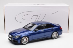 Mercedes AMG C63 S W205 ブルー GT Spirit 1:18 ZM044 レジン - 画像 6/6