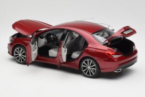 Mercedes CLA C117 Designo Patagonia レッド メタリック Norev 1:18 B66960131 メタル - 画像 5/8