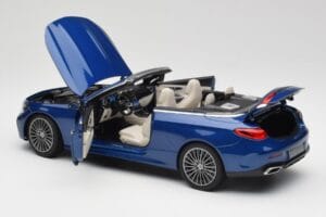 Mercedes CLE カブリオレ A236 ブルー Norev 1:18 B66960653 メタル - 画像 6/9