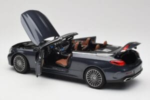 Mercedes CLE カブリオレ A236 ダークグレー Norev 1:18 B66960654 メタル - 画像 6/9