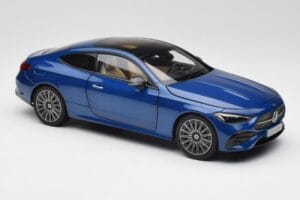 Mercedes CLE クーペ C236 ブルー Norev 1:18 B66960597 メタル - 画像 6/8