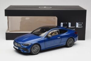 Mercedes CLE クーペ C236 ブルー Norev 1:18 B66960597 メタル - 画像 8/8