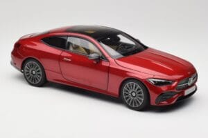 Mercedes CLE クーペ C236 レッド Norev 1:18 B66960596 メタル - 画像 6/8