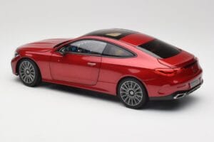 Mercedes CLE クーペ C236 レッド Norev 1:18 B66960596 メタル - 画像 7/8