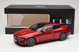 Mercedes CLE クーペ C236 レッド Norev 1:18 B66960596 メタル - 画像 8/8