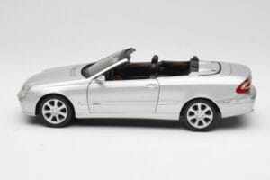 Mercedes CLK 500 カブリオレ Elegance A209 シルバー Kyosho 1:18 B66962172 メタル - 画像 4/8