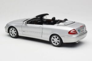Mercedes CLK 500 カブリオレ Elegance A209 シルバー Kyosho 1:18 B66962172 メタル - 画像 7/8