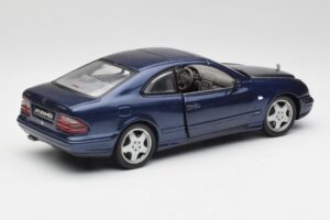 Mercedes CLK 55 AMG C209 ブルーメタリック Anson 1:18 30343 メタル - 画像 3/8