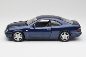 Mercedes CLK 55 AMG C209 ブルーメタリック Anson 1:18 30343 メタル - 画像 4/8