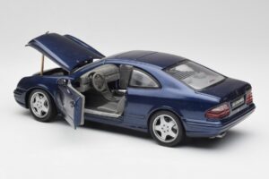 Mercedes CLK 55 AMG C209 ブルーメタリック Anson 1:18 30343 メタル - 画像 5/8