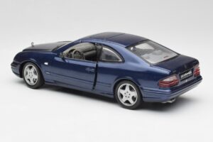Mercedes CLK 55 AMG C209 ブルーメタリック Anson 1:18 30343 メタル - 画像 7/8