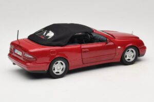 Mercedes CLK A208 カブリオレ レッド Anson 1:18 30338 メタル - 画像 3/8