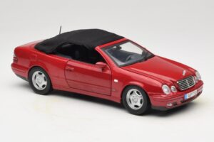 Mercedes CLK A208 カブリオレ レッド Anson 1:18 30338 メタル - 画像 6/8