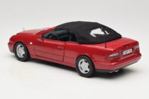 Mercedes CLK A208 カブリオレ レッド Anson 1:18 30338 メタル - 画像 7/8